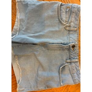 Vans Womens Light Wash Denim High Waisted Cut Off Jean Shorts Size 7/28